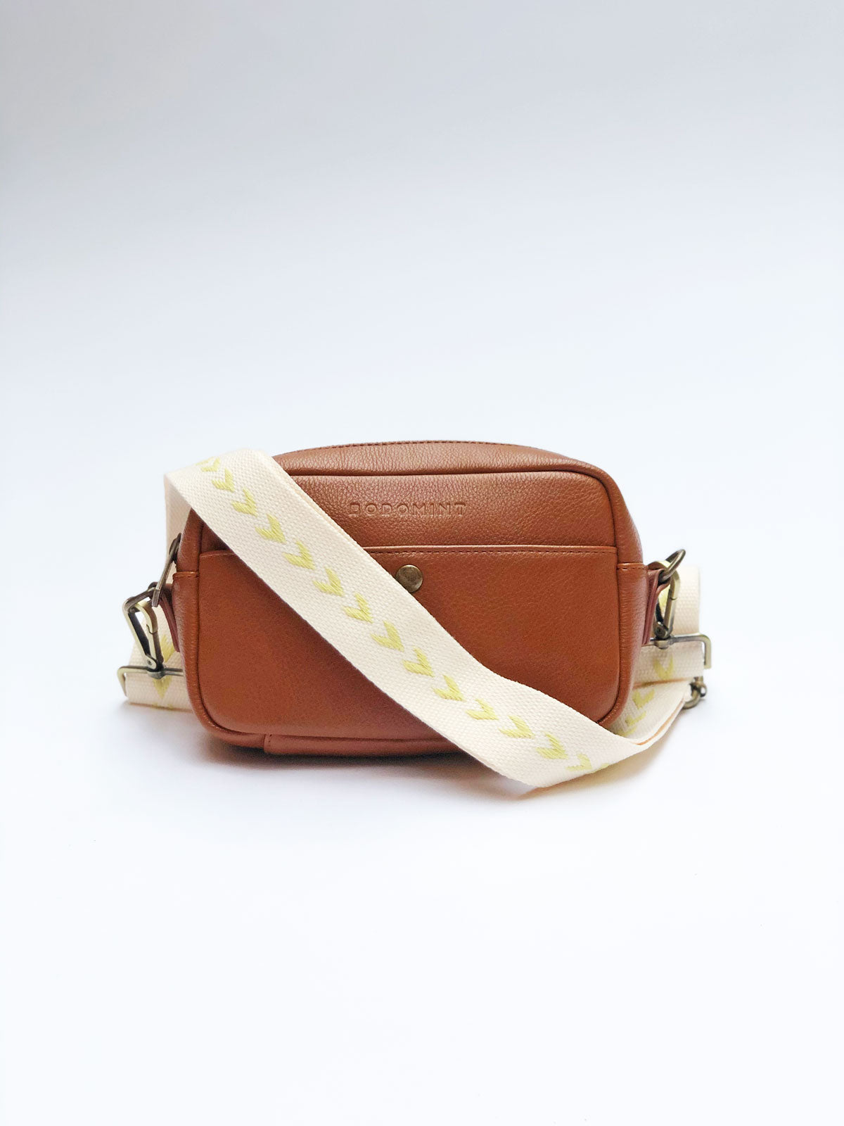 Frankie Strap in Cream & Lime