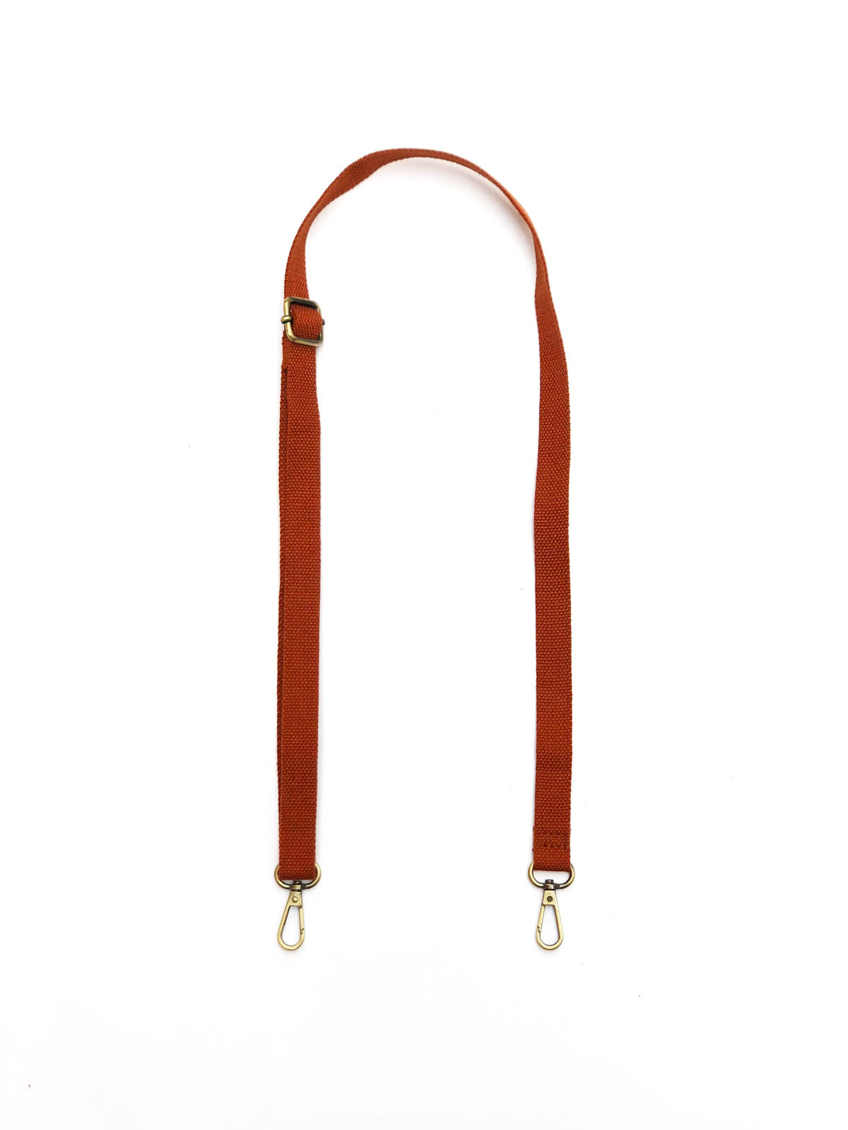 Solid Skinny Strap in Rust