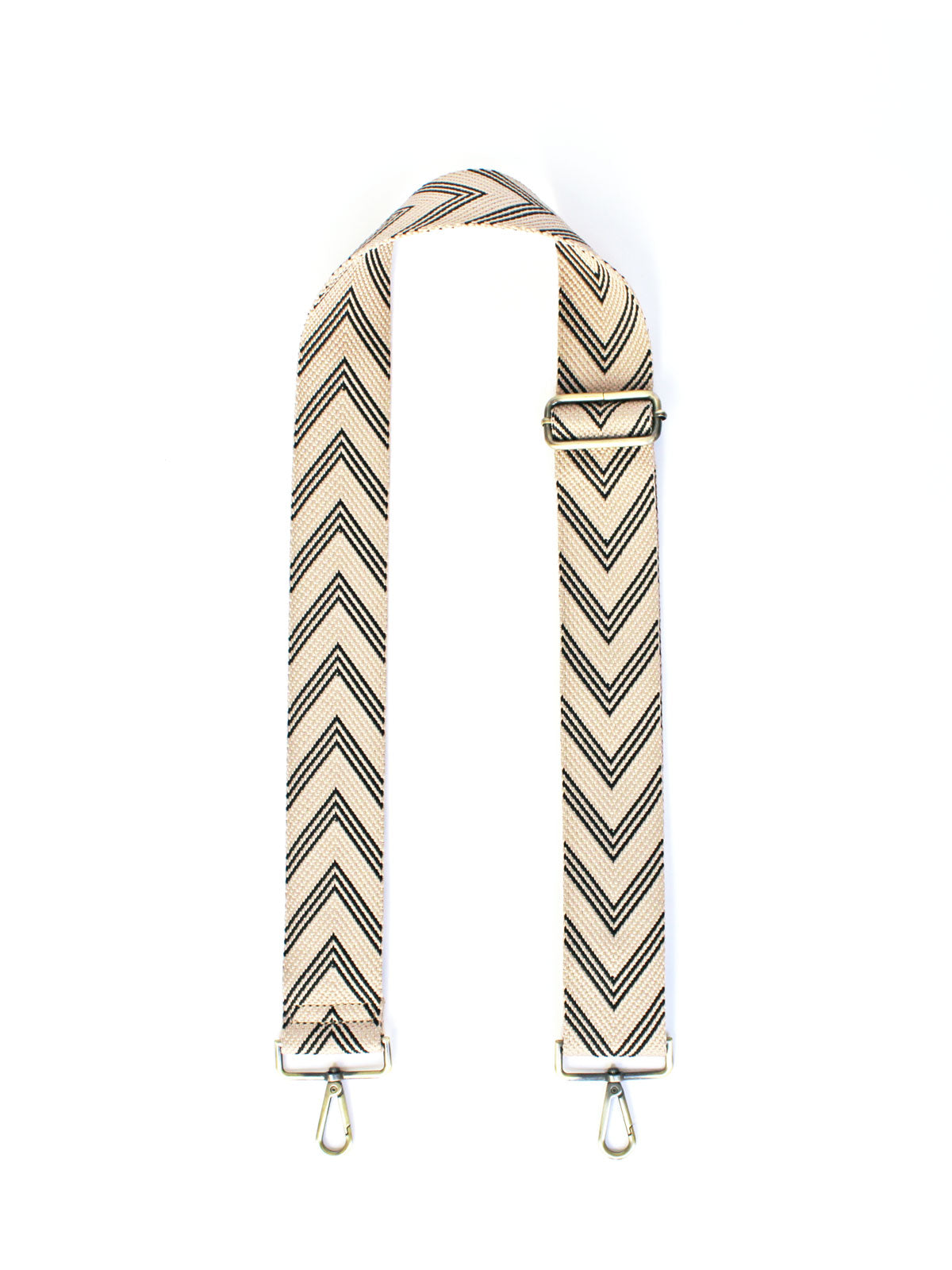 Ziggy Strap in Cream & Black