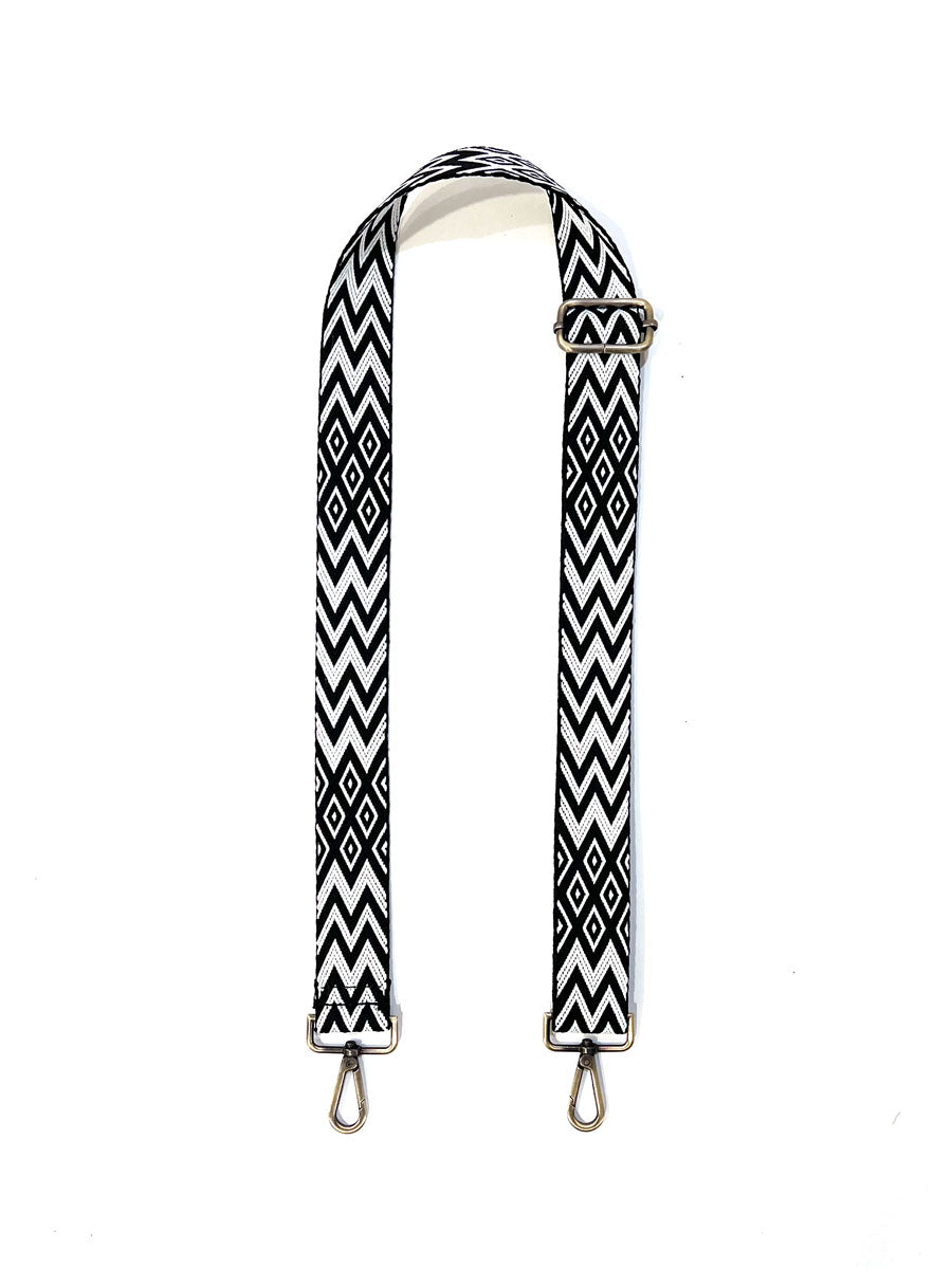Catalina Strap in Black and White